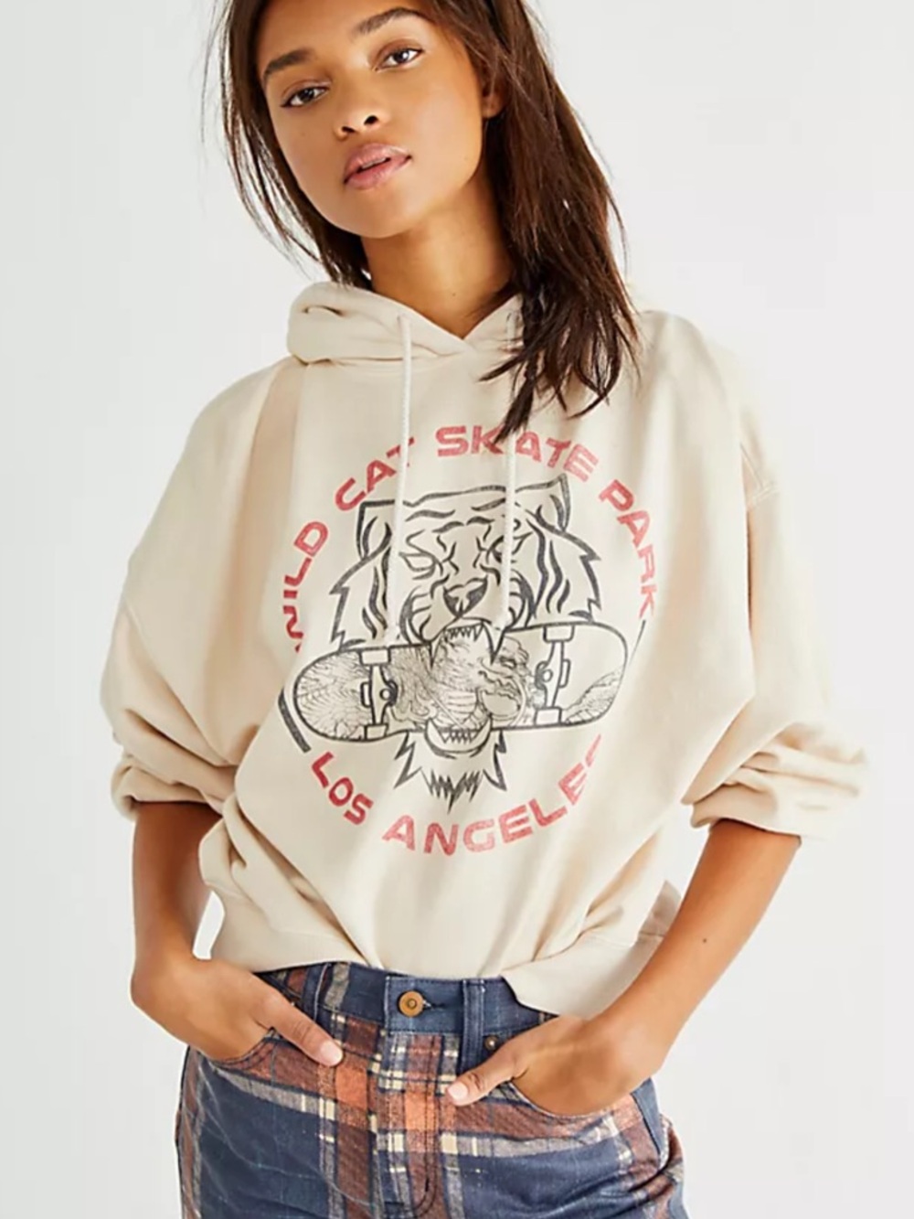 Free People tiger hoodie